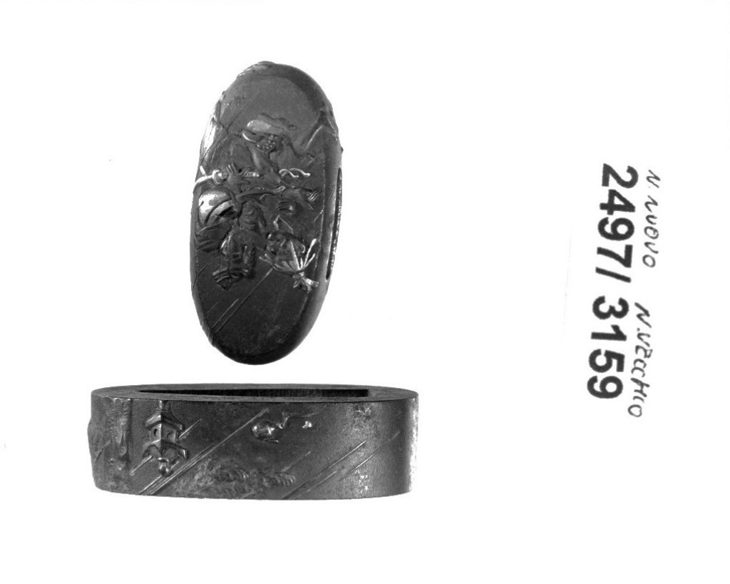 elementi decorativi (fuchi, opera isolata) di Kyonaga Hogen (secc. XVI/ XIX)