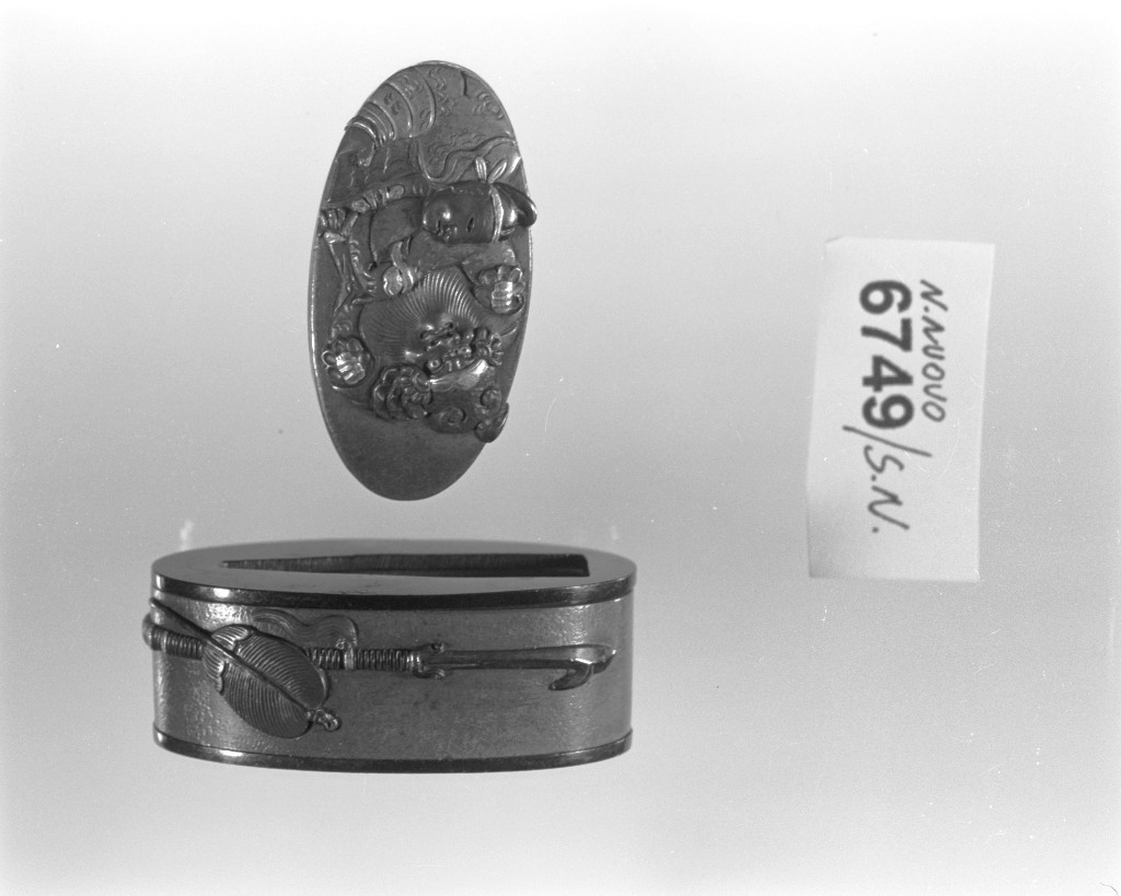 elementi decorativi (fuchi, opera isolata) - ambito giapponese (secc. XVI/ XIX)