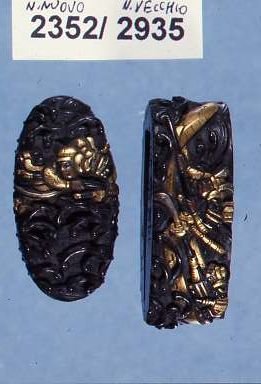 elementi decorativi (fuchi, opera isolata) - ambito giapponese (secc. XVI/ XIX)