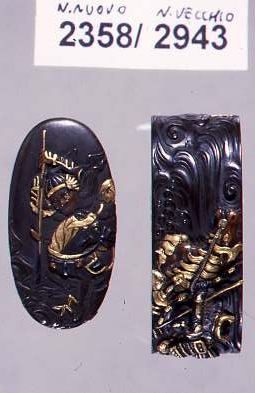 elementi decorativi (fuchi, opera isolata) - ambito giapponese (secc. XVI/ XIX)