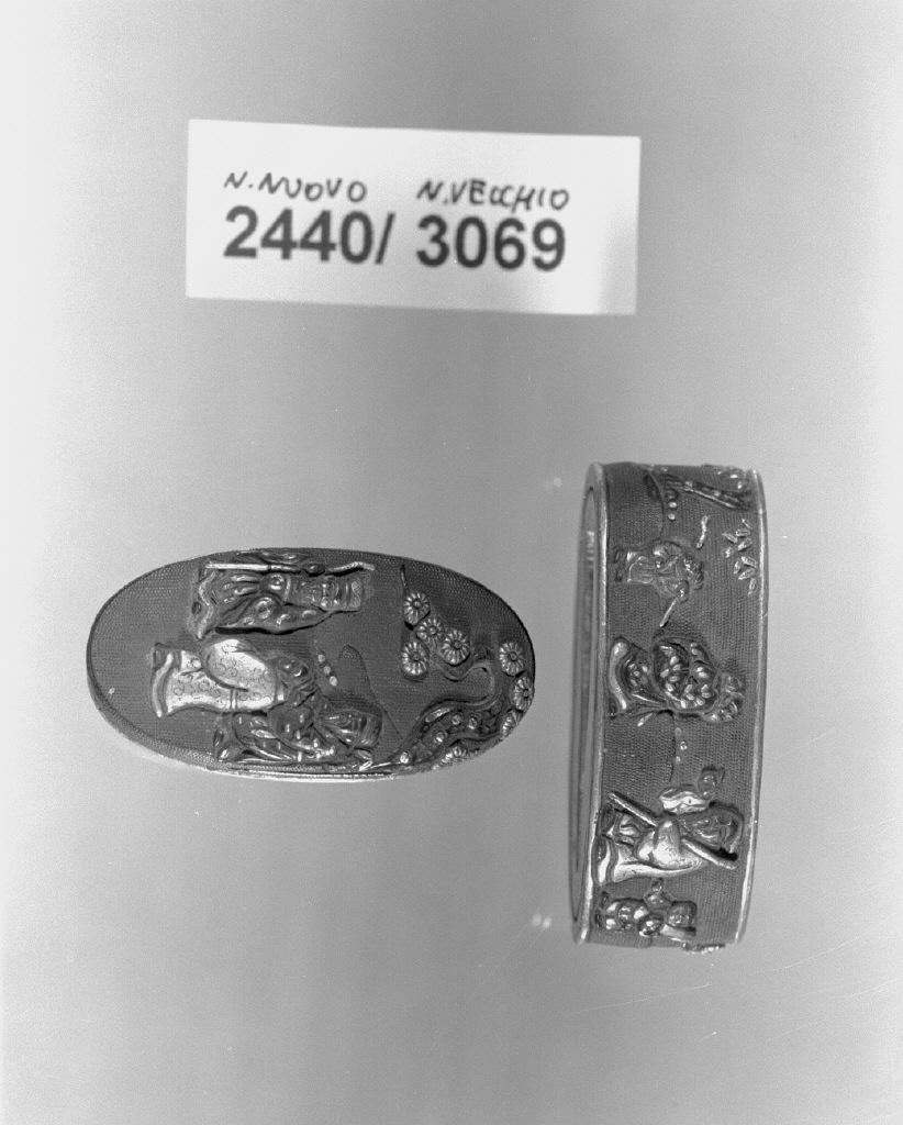 elementi decorativi (fuchi, opera isolata) - ambito giapponese (secc. XVI/ XIX)