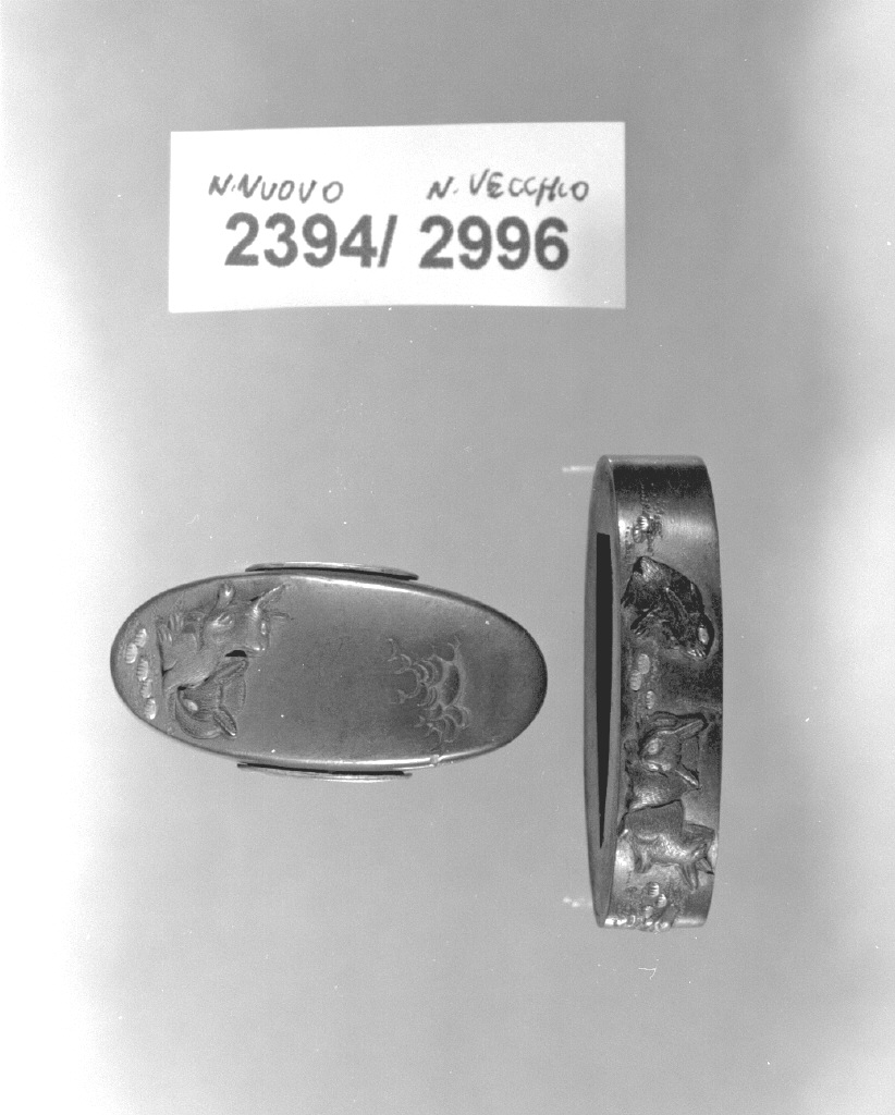 elementi decorativi (fuchi, opera isolata) - ambito giapponese (secc. XVI/ XIX)