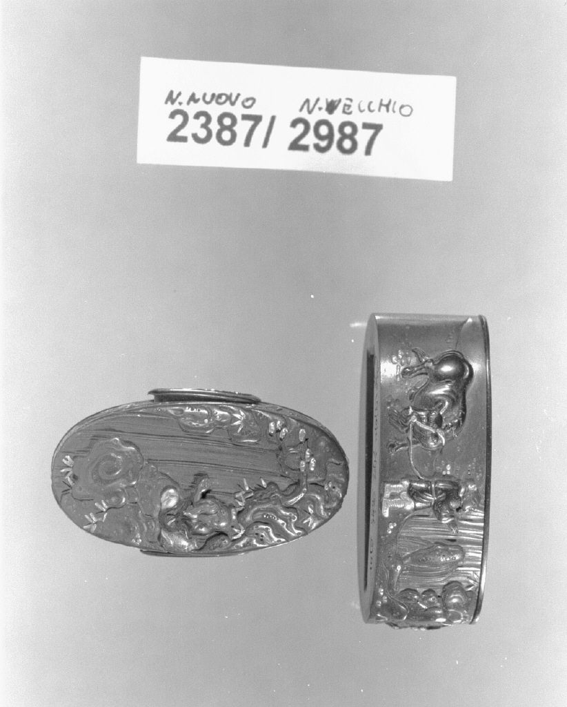 elementi decorativi (fuchi, opera isolata) di Takase Hisanaga (secc. XVI/ XIX)