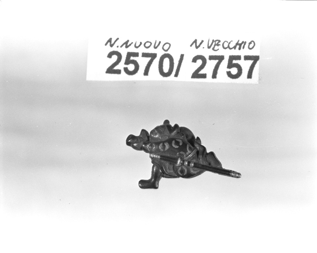 elementi decorativi (menuki, opera isolata) - ambito giapponese (secc. XVI/ XIX)