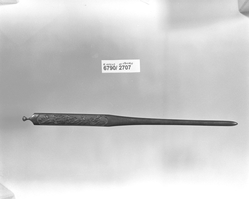 elementi decorativi (kogai, opera isolata) - ambito giapponese (secc. XVI/ XIX)