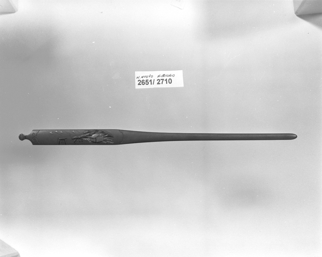 elementi decorativi (kogai, opera isolata) - ambito giapponese (secc. XVI/ XIX)