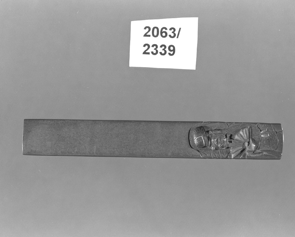 figura maschile (impugnatura di arma bianca, insieme) di Ikkeisha Nobuyoshi (secc. XVI/ XIX)