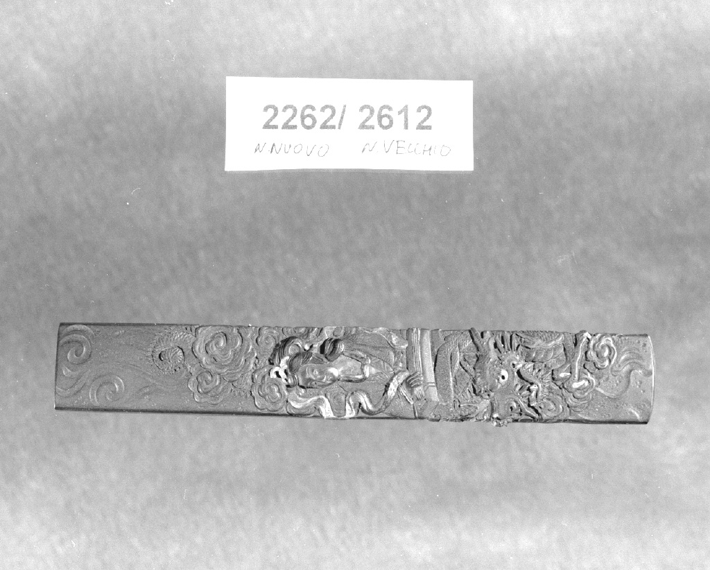 elementi decorativi (impugnatura di arma bianca, opera isolata) di Takanaga (secc. XVI/ XIX)