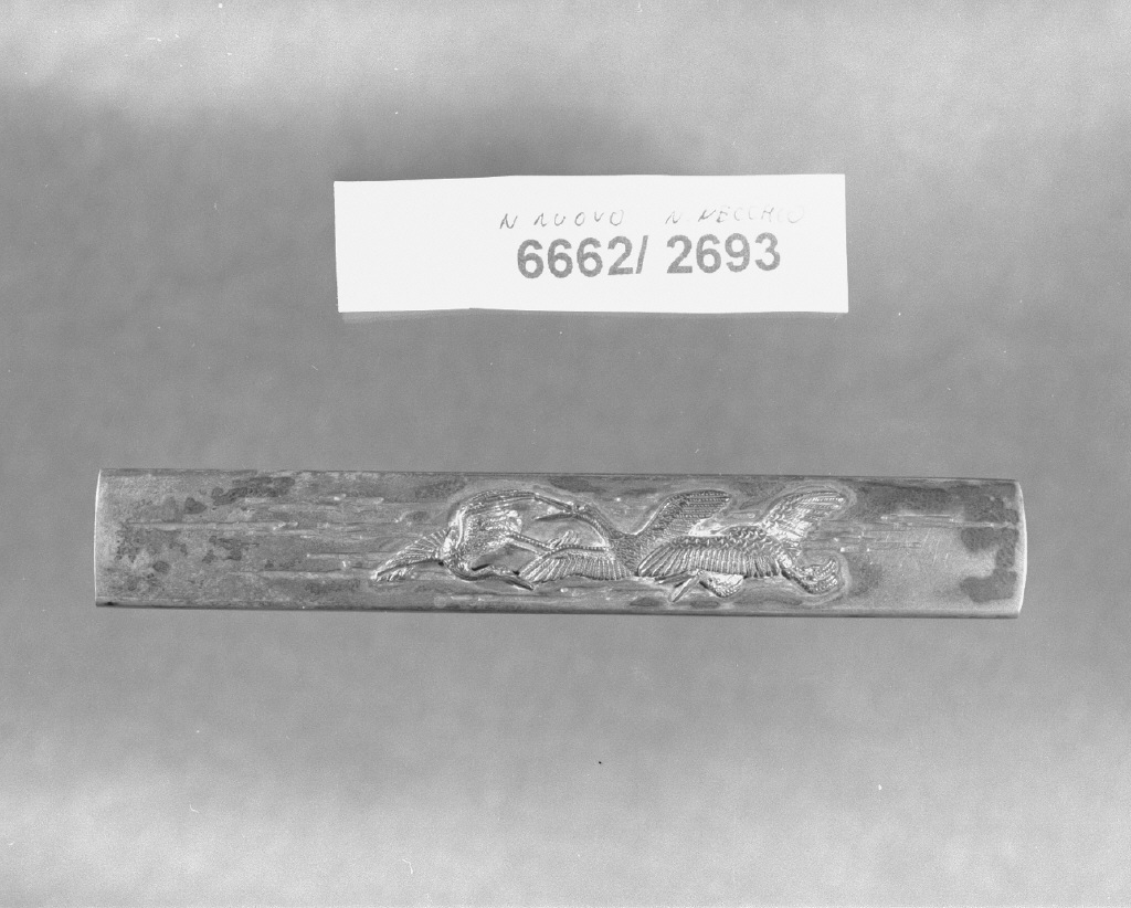 elementi decorativi (impugnatura di arma bianca, opera isolata) di Masatsune (secc. XVI/ XIX)