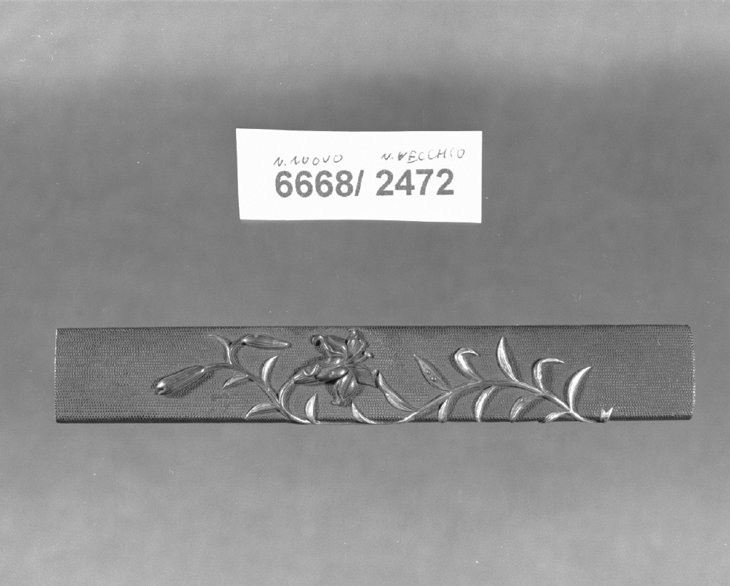 elementi decorativi (impugnatura di arma bianca, opera isolata) di Hisakiyo (secc. XVI/ XIX)