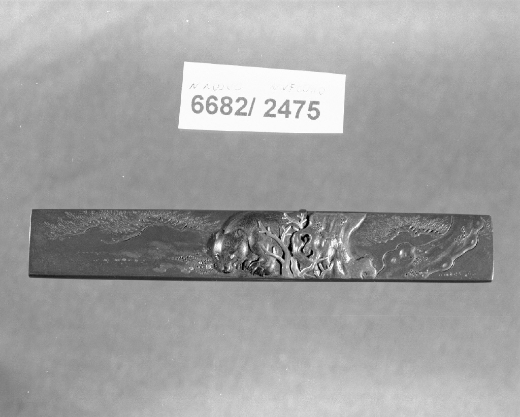 elementi decorativi (impugnatura di arma bianca, opera isolata) di Ishikawa Hirosane (secc. XVI/ XIX)