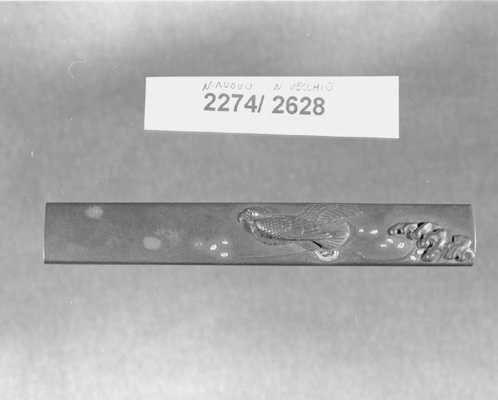 elementi decorativi (impugnatura di arma bianca, opera isolata) di Ishiguro Masatsune (secc. XVI/ XIX)