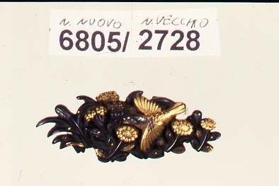 elementi decorativi (menuki, opera isolata) - ambito giapponese (secc. XVI/ XIX)