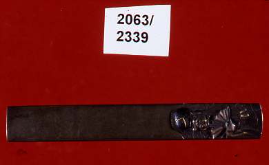 figura maschile (impugnatura di arma bianca, elemento d'insieme) di Ikkeisha Nobuyoshi (secc. XVI/ XIX)