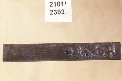 figura maschile (impugnatura di arma bianca, elemento d'insieme) di Kikuchi Tsunemitsu (secc. XVI/ XIX)