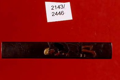 figura maschile (impugnatura di arma bianca, elemento d'insieme) di Seishinken (secc. XVI/ XIX)