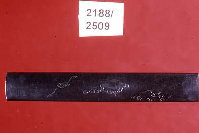 scacchiera (impugnatura di arma bianca, elemento d'insieme) - ambito giapponese (secc. XVI/ XIX)