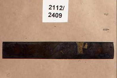 iscrizione (impugnatura di arma bianca, elemento d'insieme) di Kiyotsune (secc. XVI/ XIX)