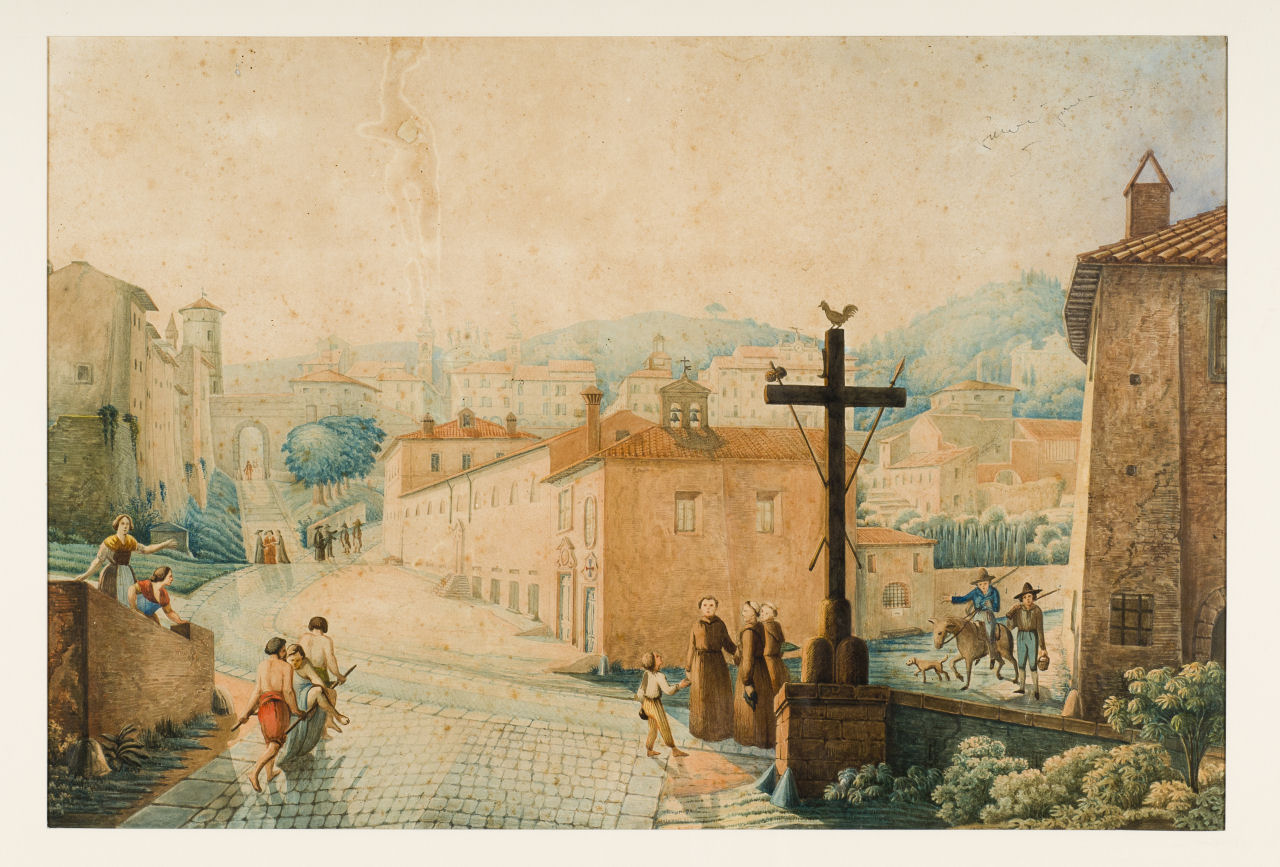 Porta Granara, Ospedale di San Sebastiano, Oratorio del Gonfalone (dipinto) (metà sec. XIX)