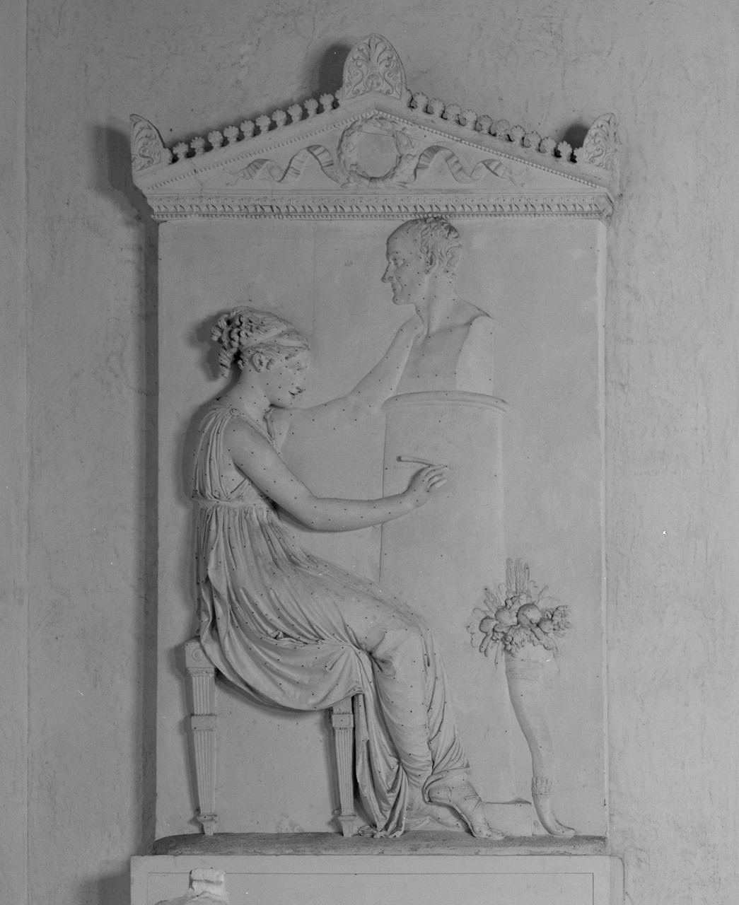Memoria onoraria del principe Prosper von Sinzendorf (stele funeraria) di Canova Antonio (sec. XIX)