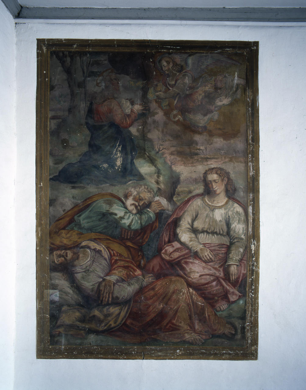 orazione di Cristo nell'orto di Getsemani (dipinto) di Traballesi Bartolomeo (sec. XVI)