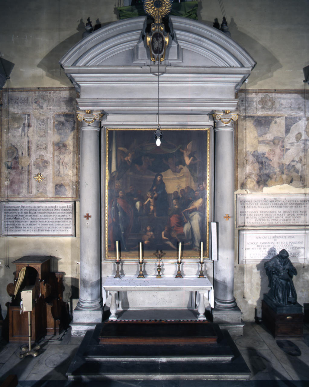 altare di Boulogne Jean de detto Giambologna - produzione fiorentina (ultimo quarto sec. XVI)