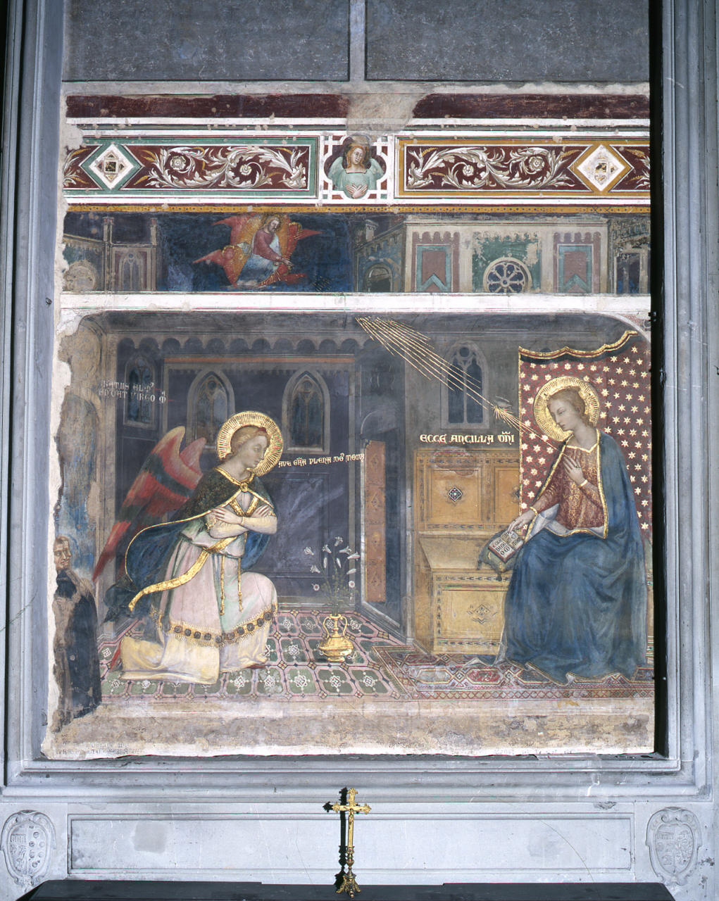 Annunciazione (dipinto) di Jacopo di Cione detto Jacopo Orcagna (cerchia) (sec. XIV)