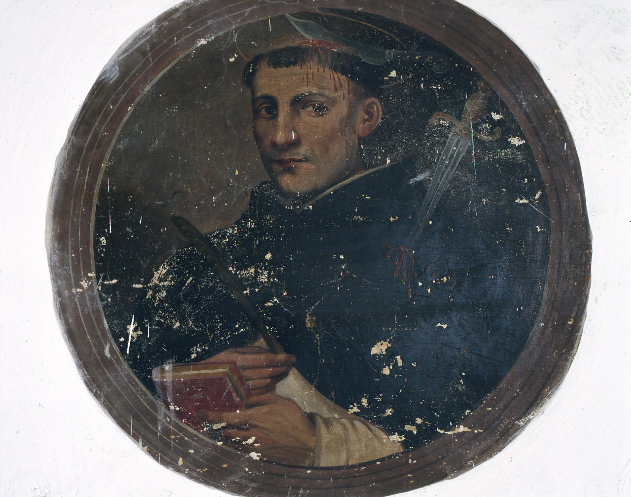 San Pietro da Verona (dipinto) di Tosini Michele detto Michele di Ridolfo del Ghirlandaio (cerchia) (sec. XVI)