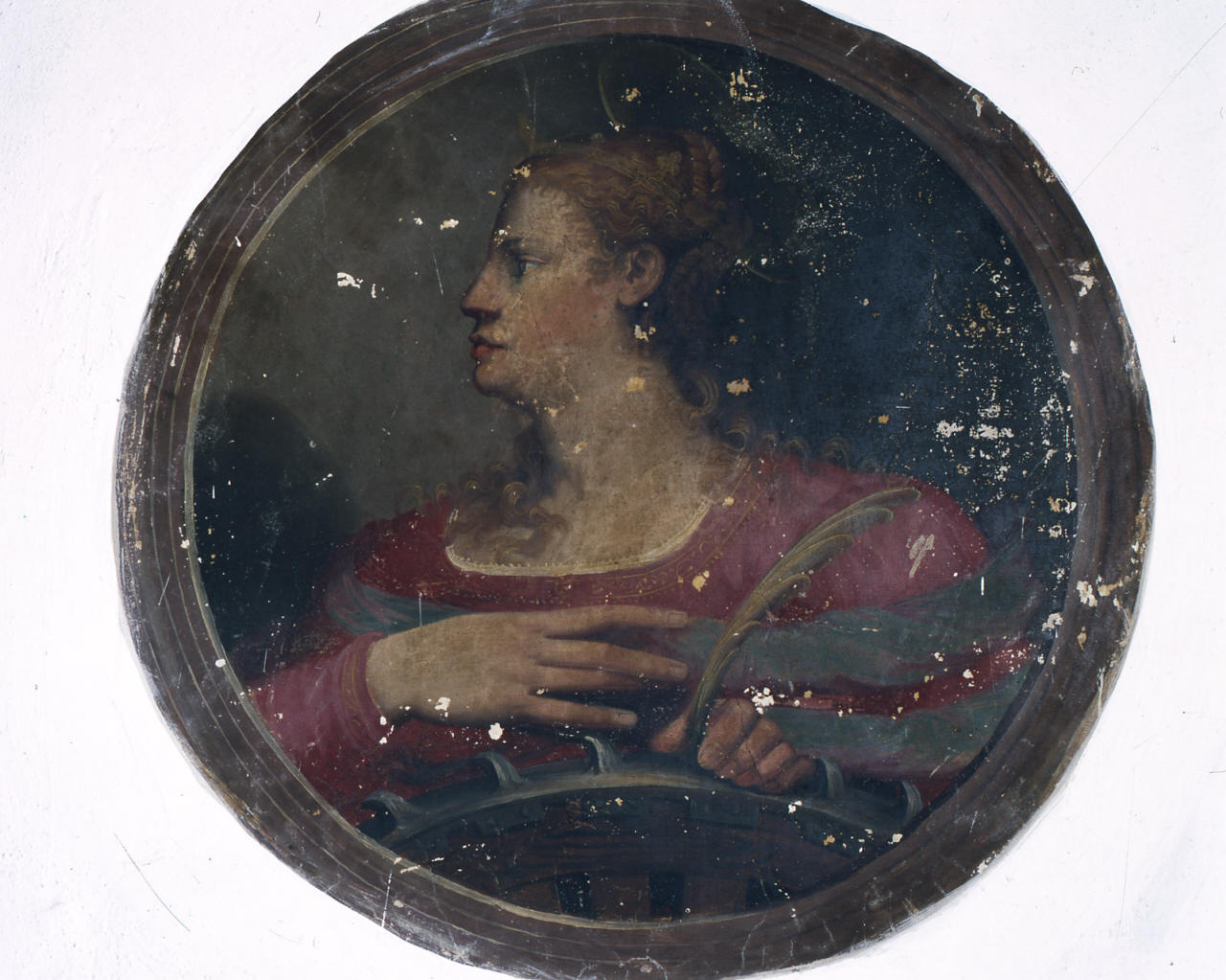 Santa Caterina d'Alessandria (dipinto) di Tosini Michele detto Michele di Ridolfo del Ghirlandaio (cerchia) (sec. XVI)
