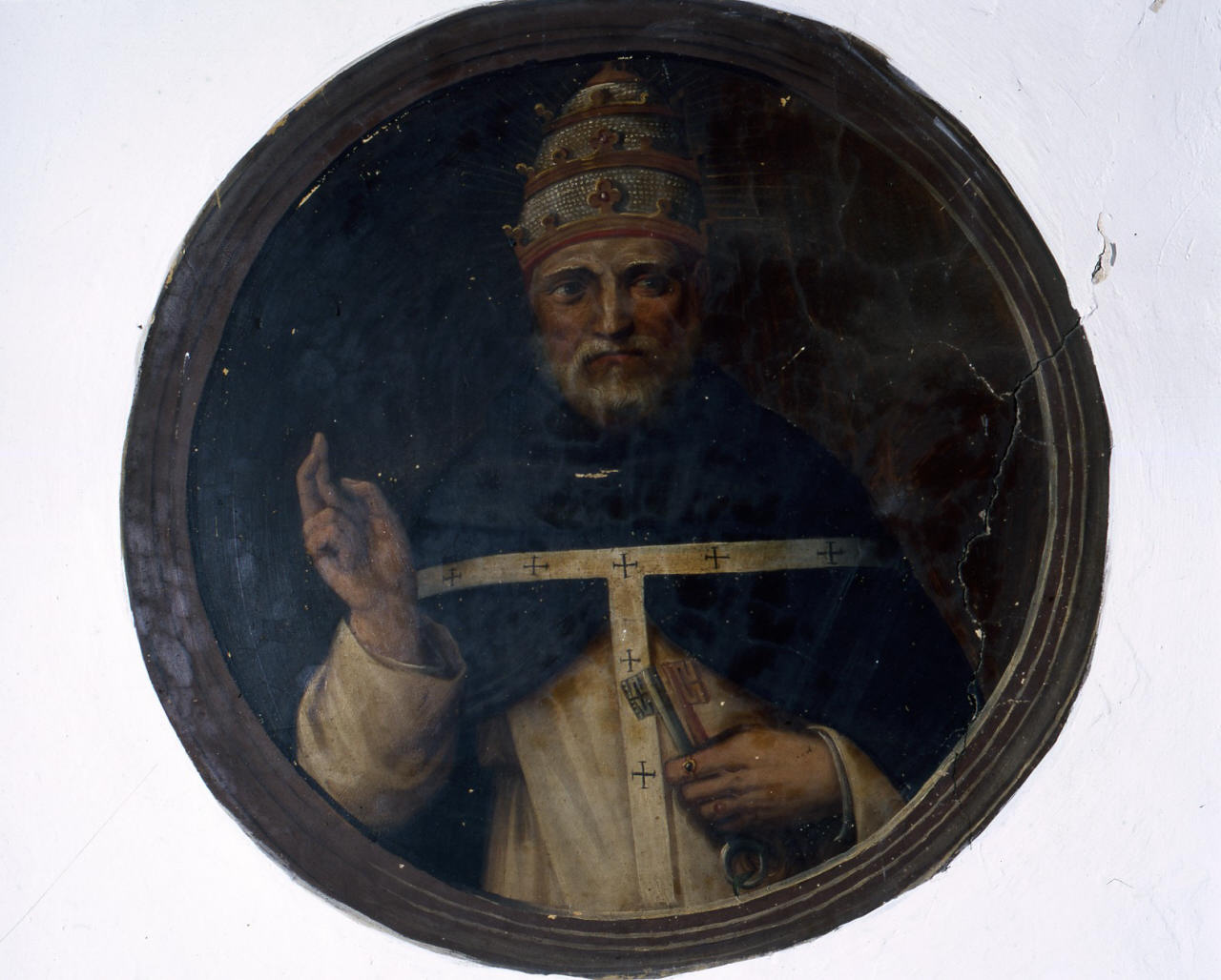 papa Benedetto XI (?) (dipinto) di Tosini Michele detto Michele di Ridolfo del Ghirlandaio (cerchia) (sec. XVI)