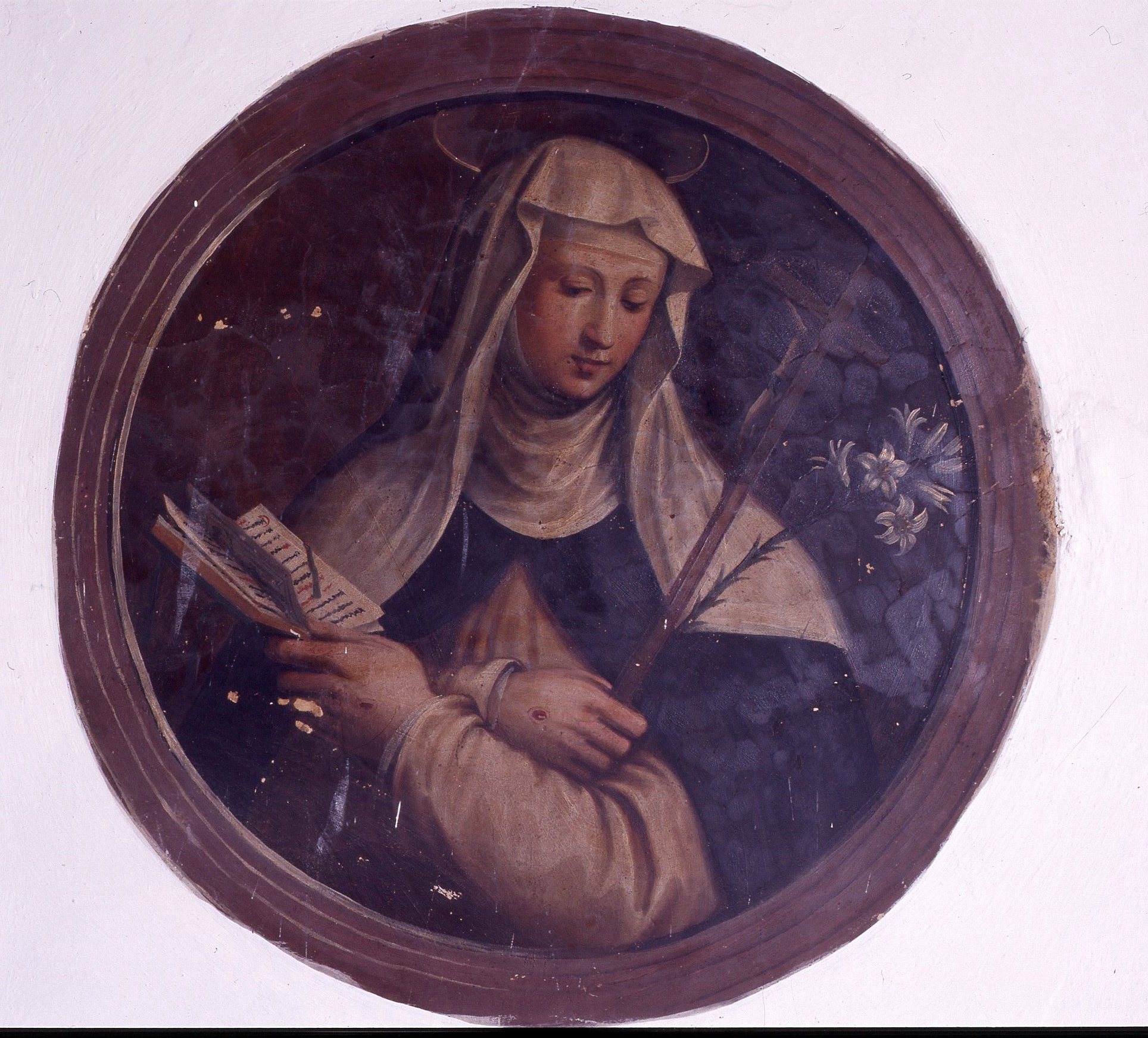 Santa Caterina da Siena (dipinto) di Tosini Michele detto Michele di Ridolfo del Ghirlandaio (cerchia) (sec. XVI)