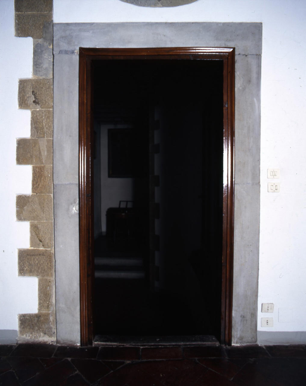 mostra di porta - bottega fiorentina (ultimo quarto sec. XVII)