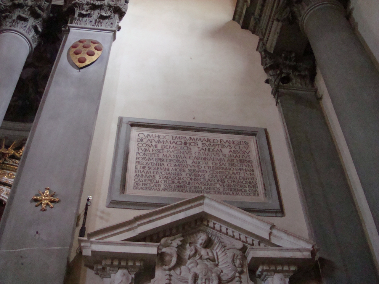 lapide commemorativa - manifattura toscana (sec. XV)