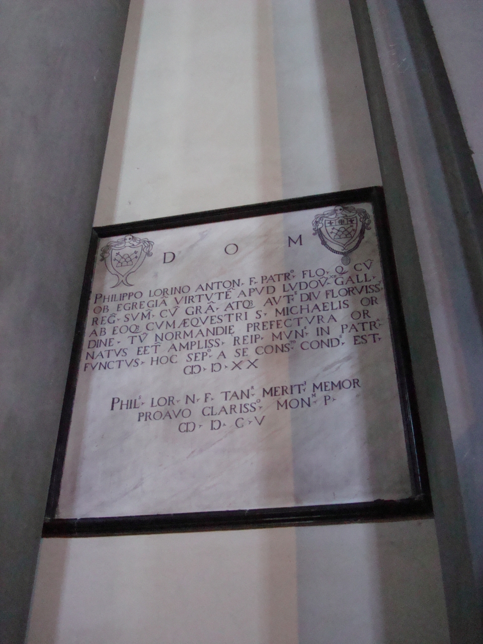 lapide - manifattura toscana (sec. XVII)