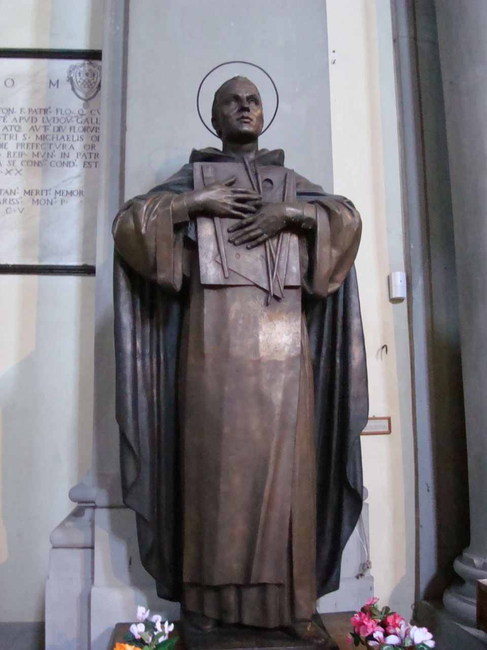 Beato Angelico (statua) di Benvenuti Sergio (sec. XX)