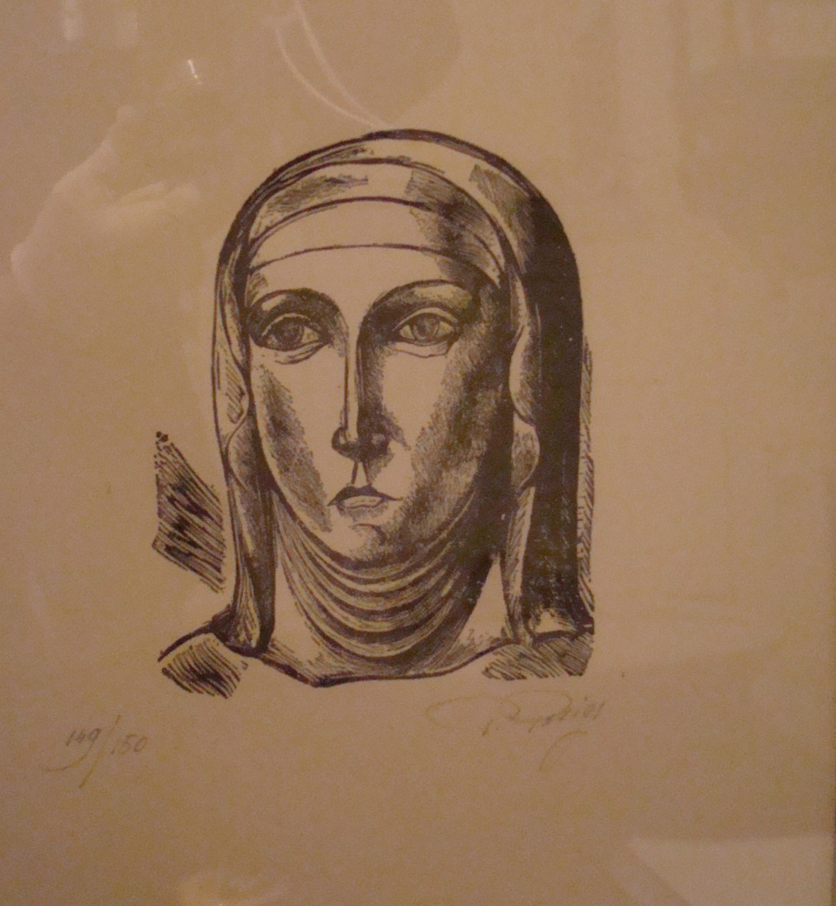 Santa Caterina da Siena (stampa) di Parigi Pietro (sec. XX)