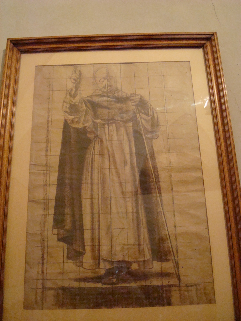 Sant'Antonino Pierozzi (disegno preparatorio) di Annigoni Pietro (sec. XX)