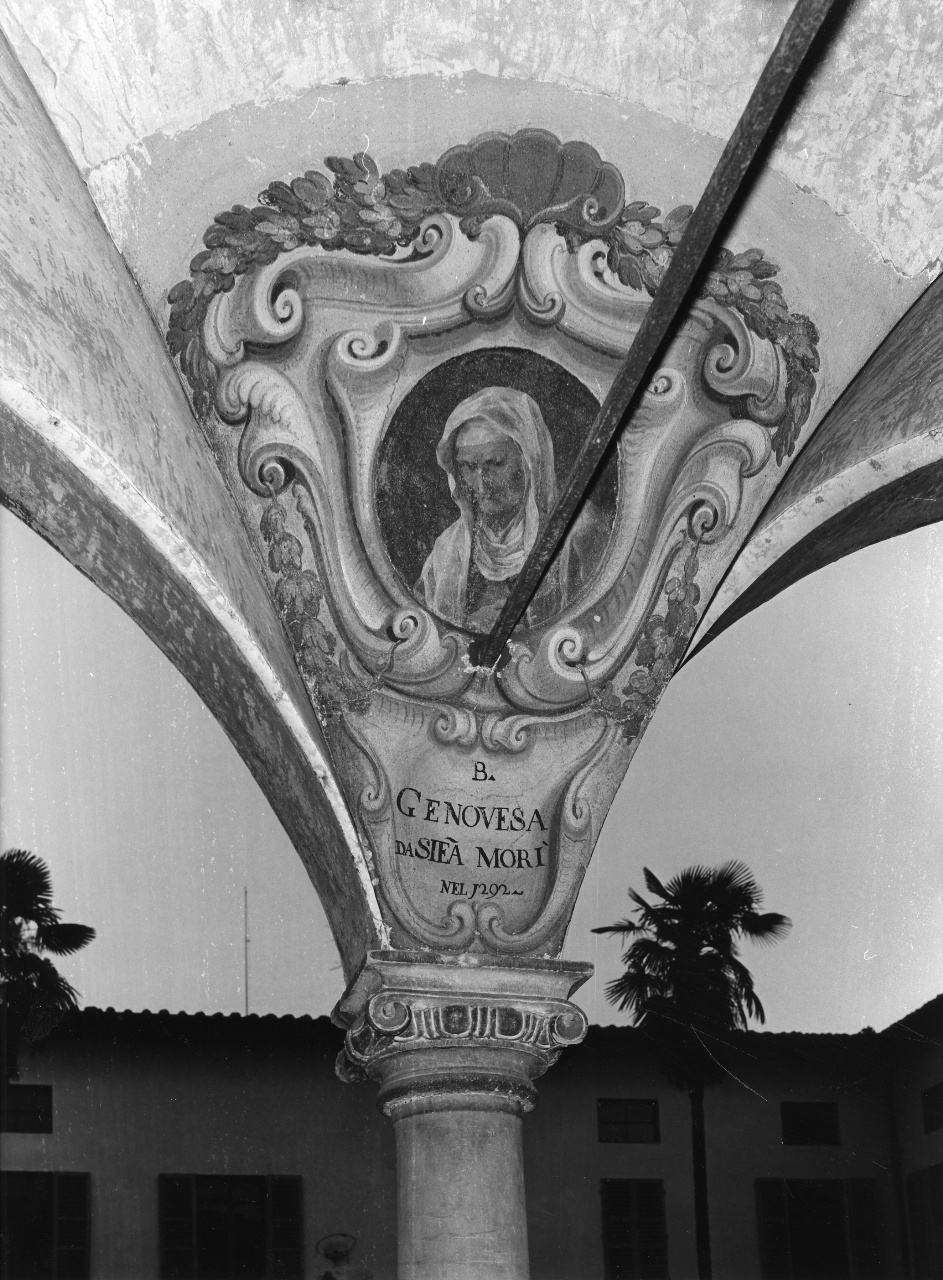 ritratto di Santa Genovesa da Siena (dipinto) di Gherardini Alessandro (attribuito) (sec. XVIII)