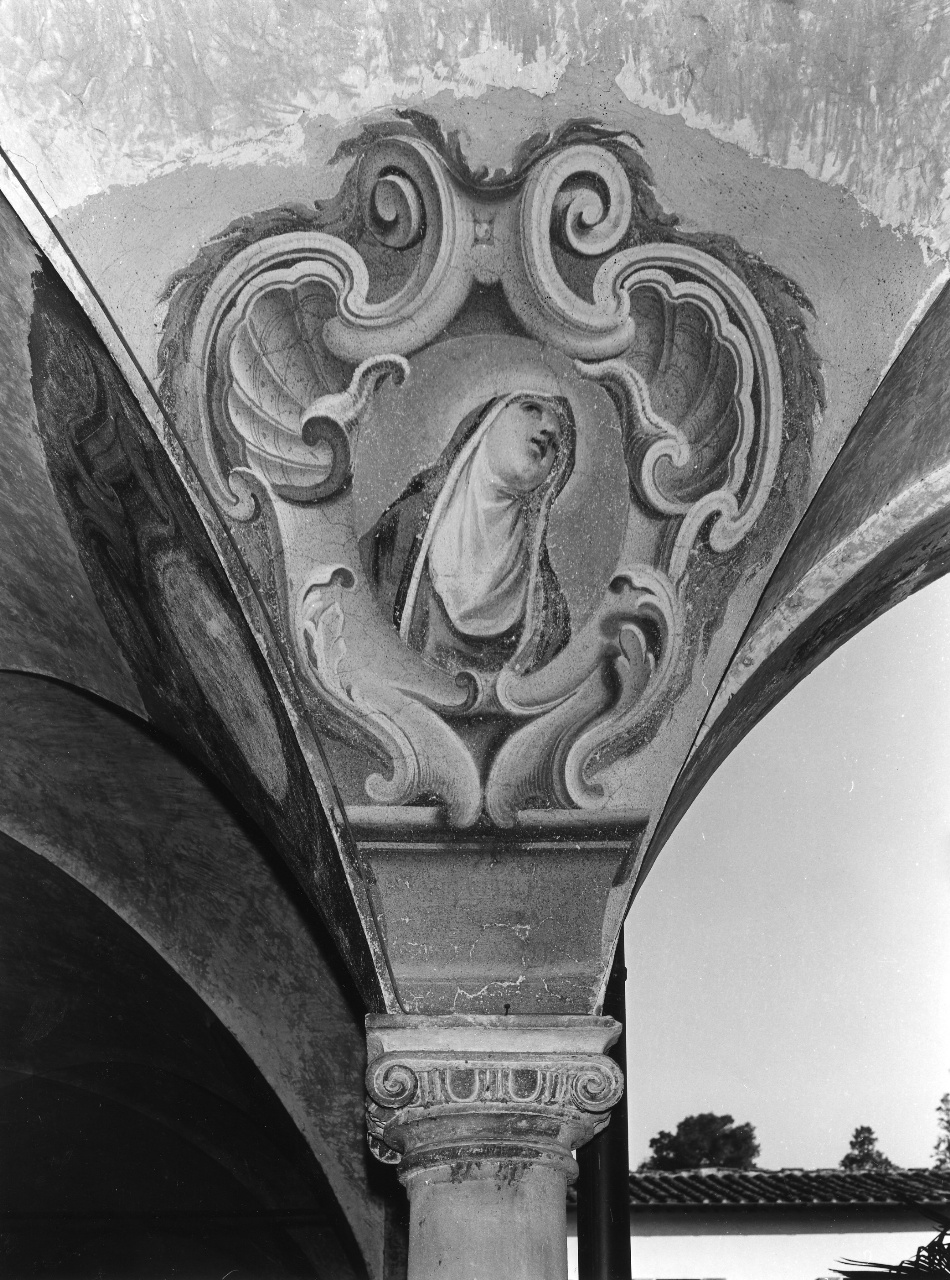 ritratto di Santa domenicana (dipinto) di Galeotti Sebastiano (attribuito) (sec. XVIII)