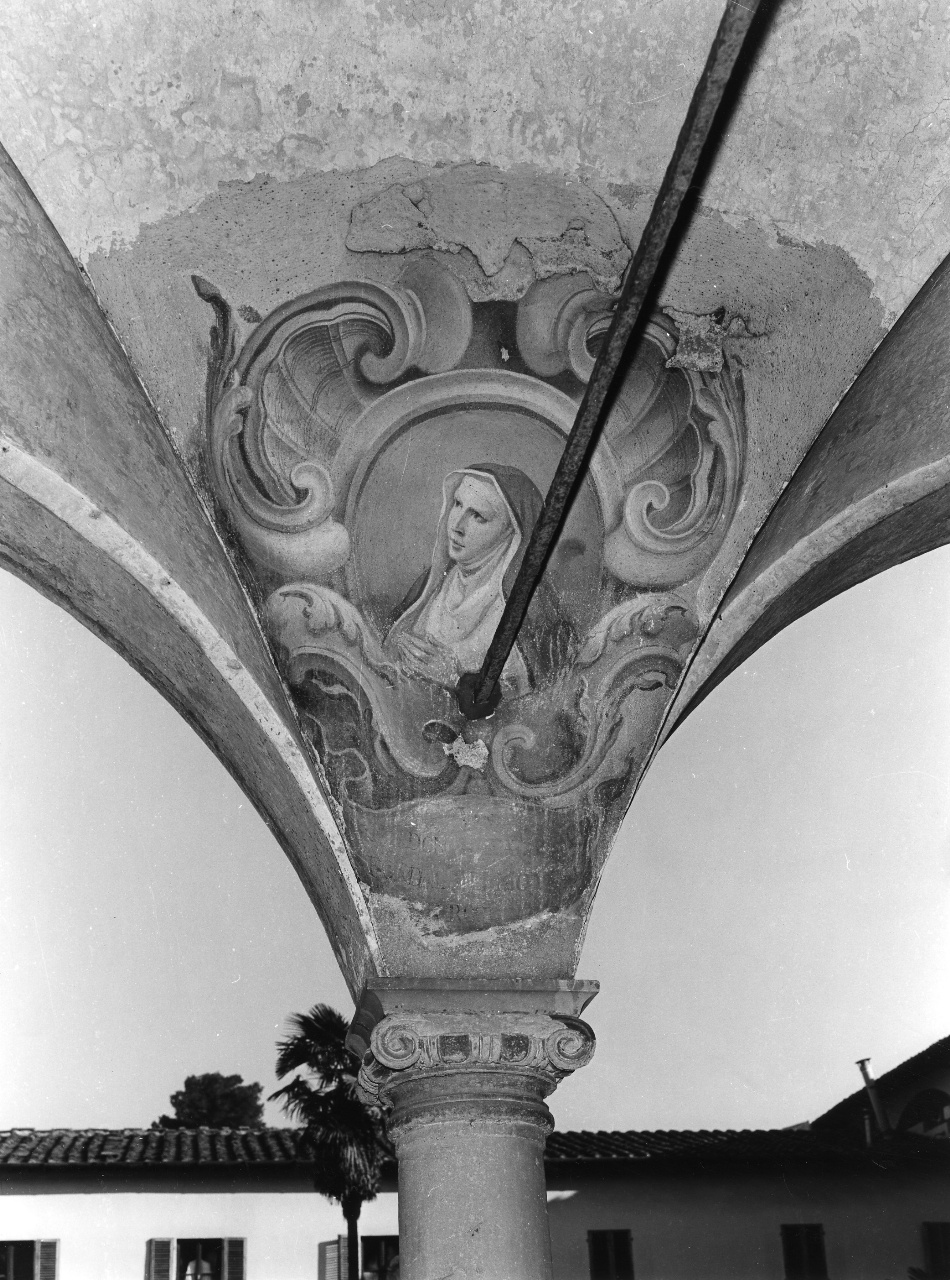 ritratto di Santa domenicana (dipinto) di Galeotti Sebastiano (attribuito) (sec. XVIII)