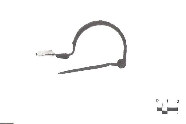 fibula, ad arco - produzione Sannitico/Apula settentrionale (IV a.C)