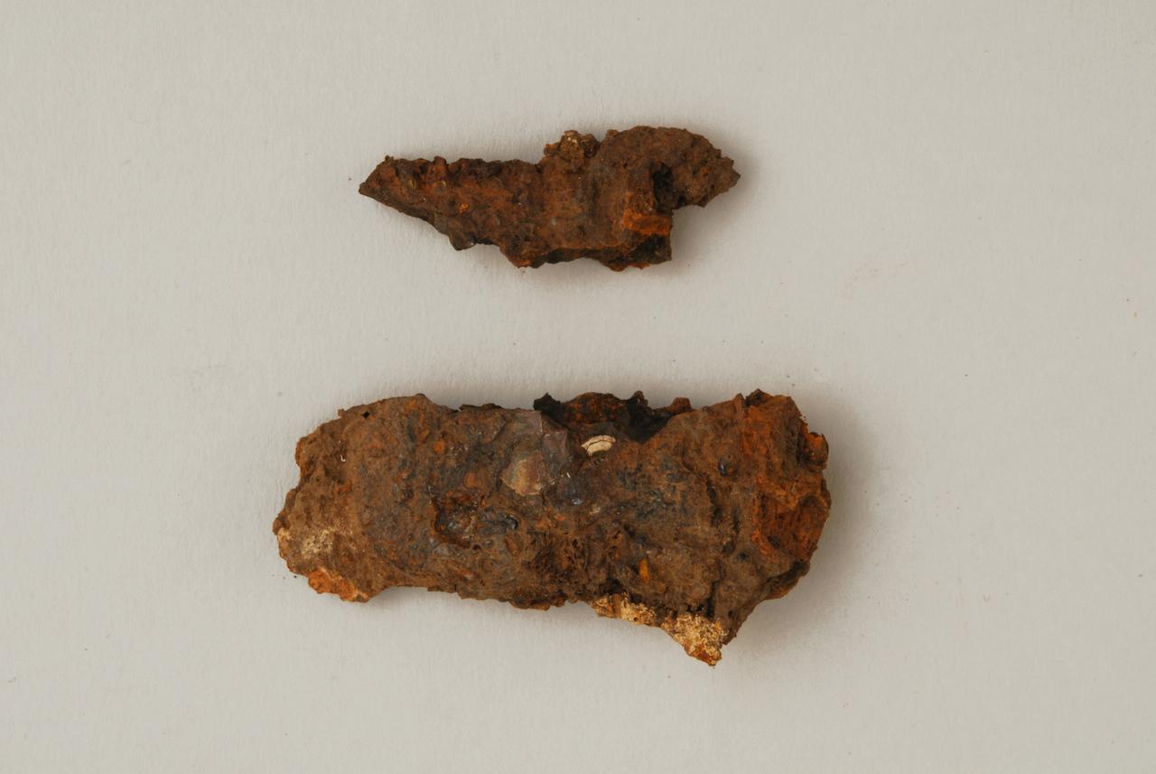 fibbia di cintura, ageminata - longobardo (sec. VII d.C)
