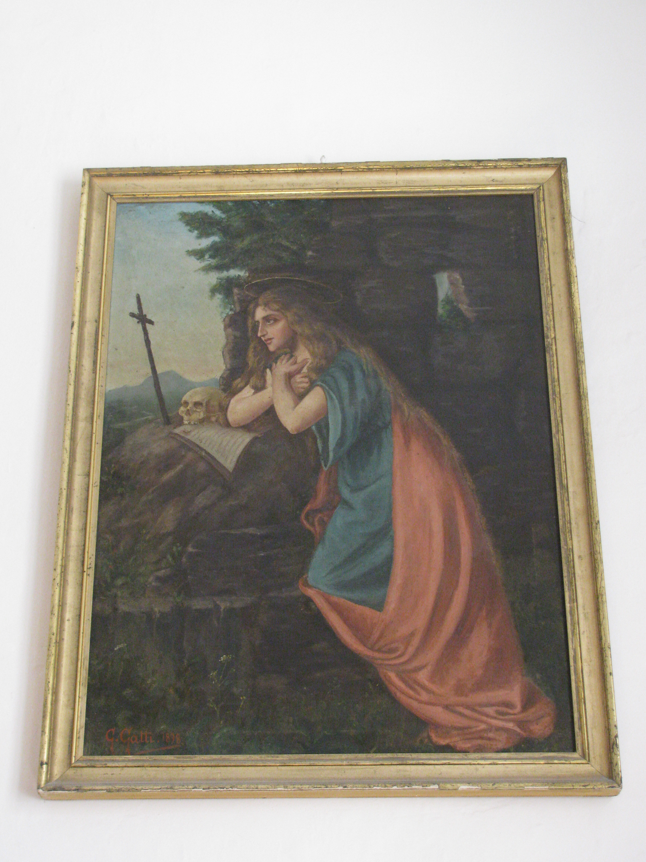 Santa Maria Maddalena penitente (dipinto) di Gatti G (sec. XIX)
