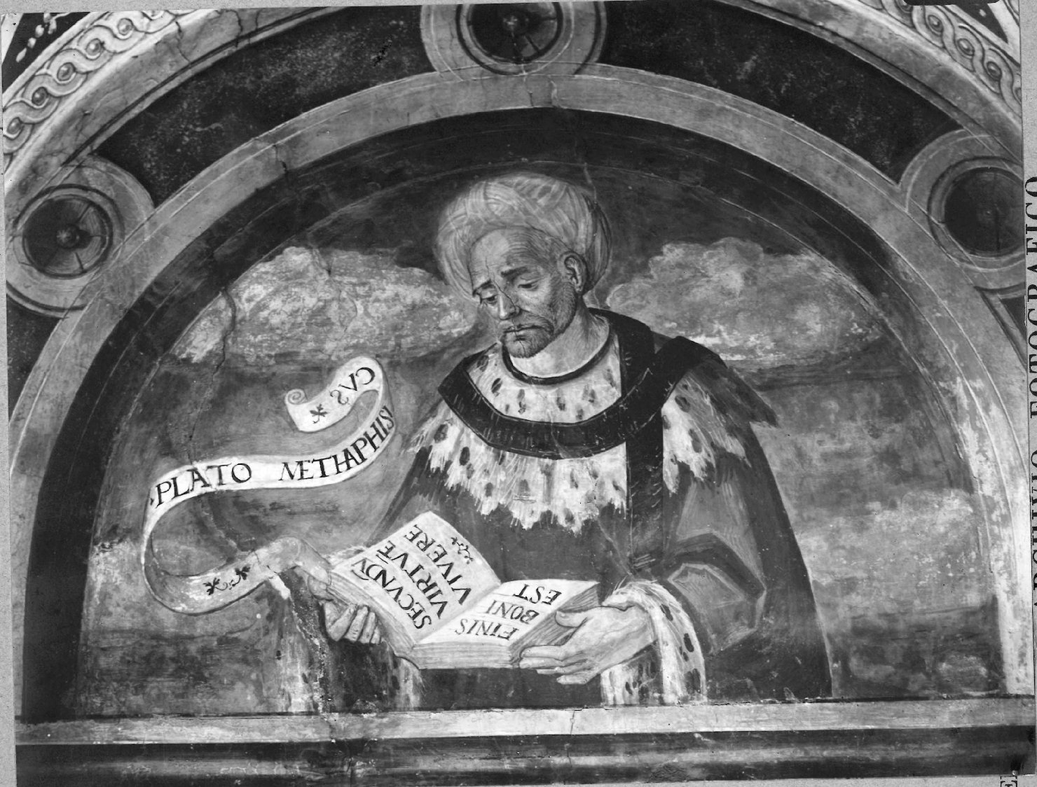 Cremona - Architettura - Chiese - Chiesa di Sant'Abbondio - Chiostro- Affreschi prima sala (positivo) di Sansoni, Mario (studio) (XX)