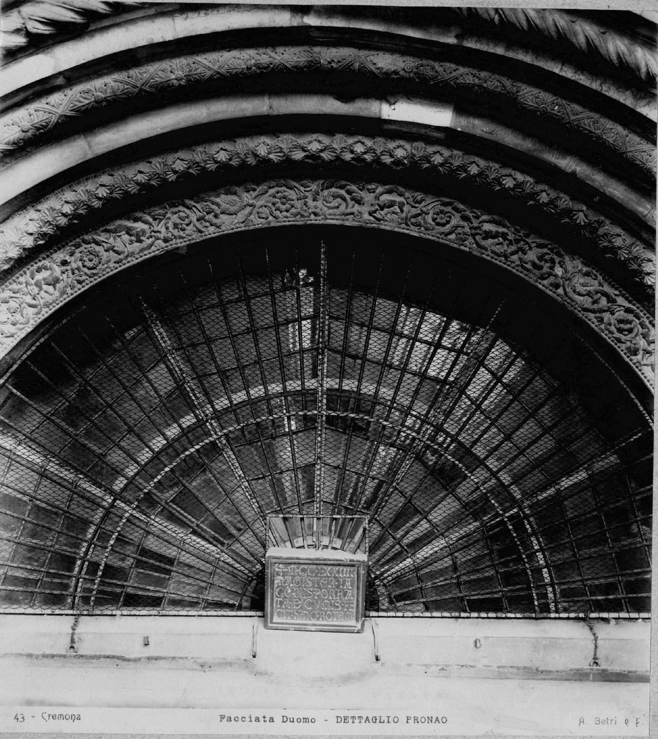 Architettura - Chiese - Cremona (positivo) di Betri, Aurelio (studio) (XIX/ XX)