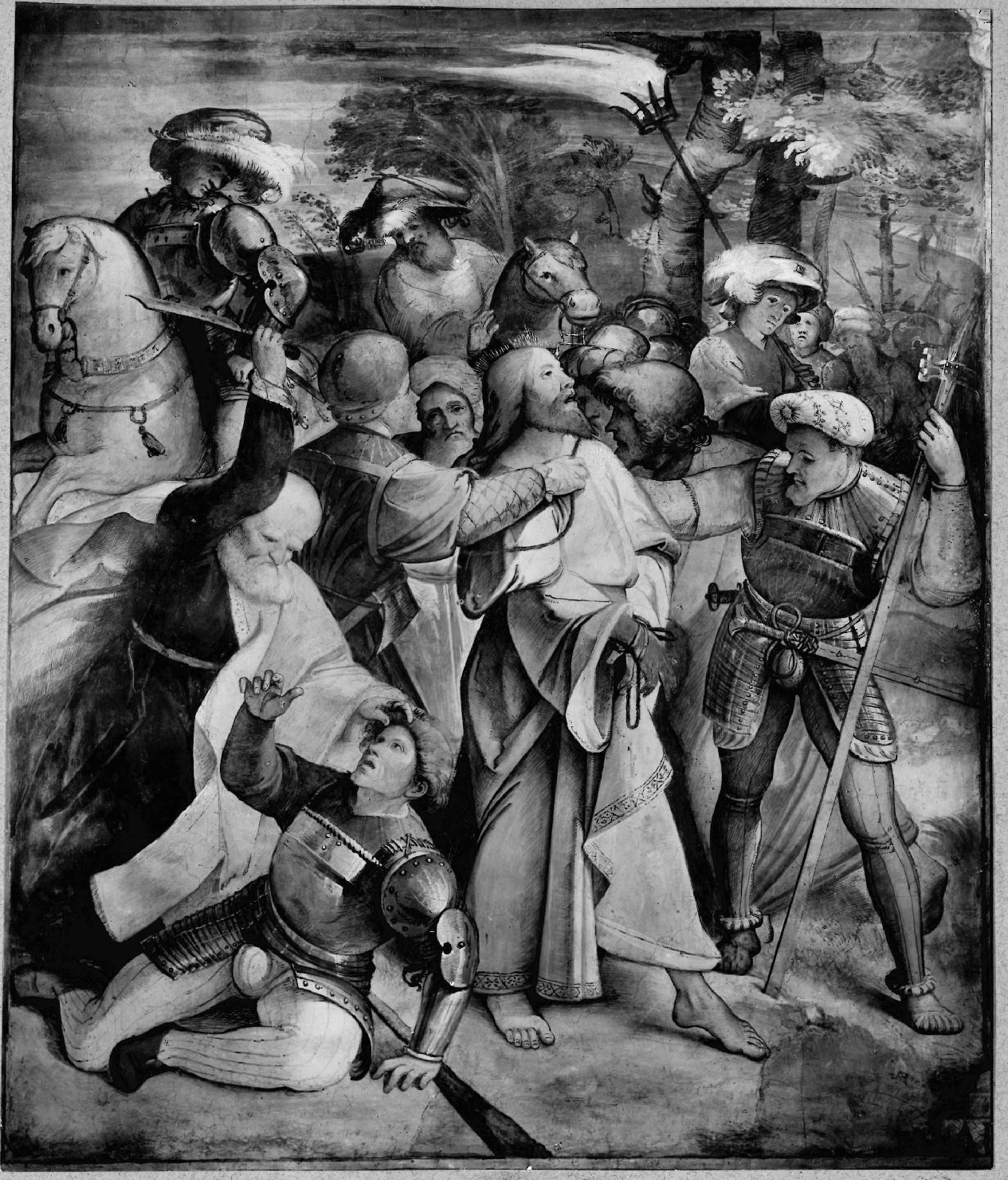 Architettura – Chiese – Apparati dipinti <Cattura di Gesù>- Cremona (positivo) di Anonimo (prima metà XX)