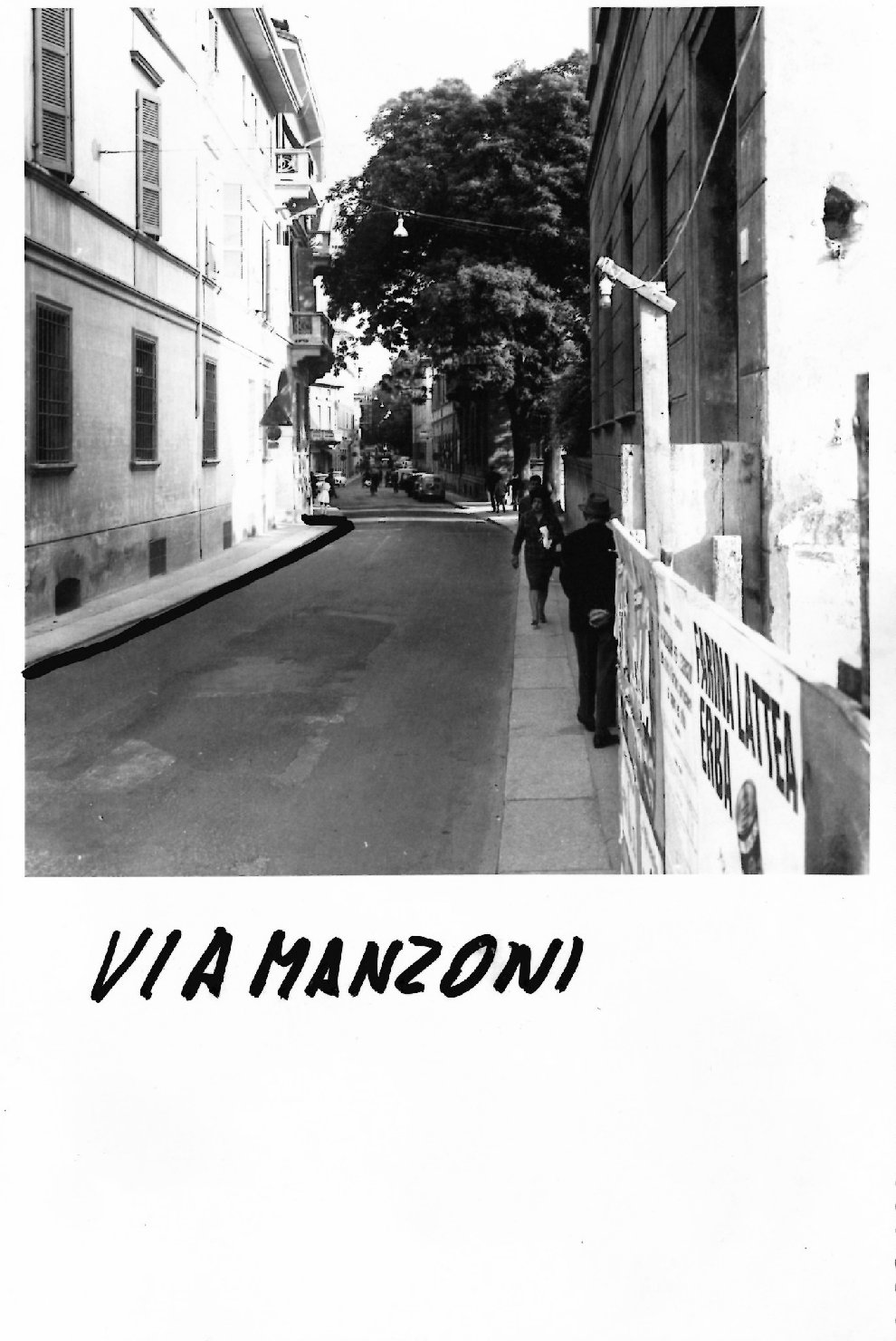 Cremona - Architettura - Viale - Palazzi - Via Manzoni (positivo) di Anonimo (XX)