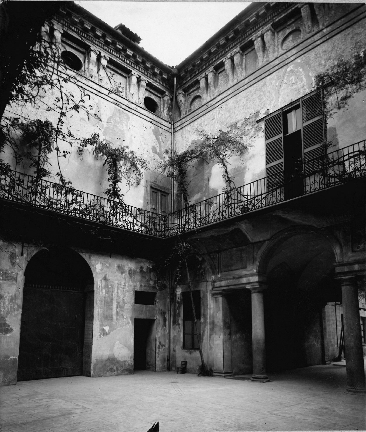 Cremona - Architettura - palazzi - Palazzo Vidoni Pagliari (positivo) di Fazioli, Ernesto (XX)