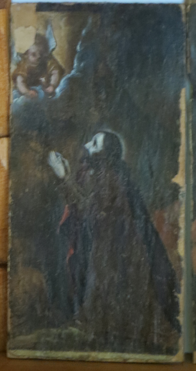 Orazione di Cristo nell'orto di Getsemani (dipinto, elemento d'insieme) - ambito italiano (sec. XVII)