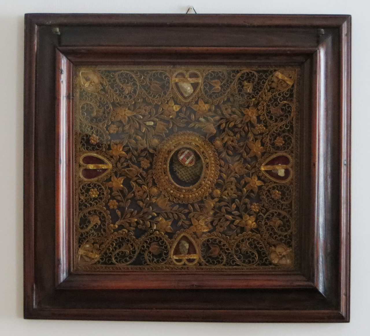 soggetto non rilevabile (reliquiario - a tabella) - bottega marchigiana (metà/ metà secc. XVIII/ XIX)